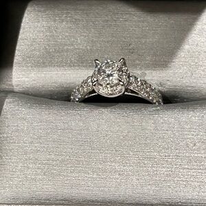 Zales 1/2 CTW Diamond Engagement Ring in 14K White Gold